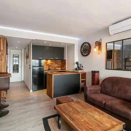 Café Loft 1-slaapkamerappartement Met Haven- En Mont Saint-loup-uitzicht * Agde